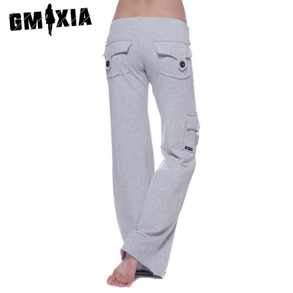 

GMXIA Женские модные повседневные брюки и капри с однотонным принтом XXXXL светло-серый