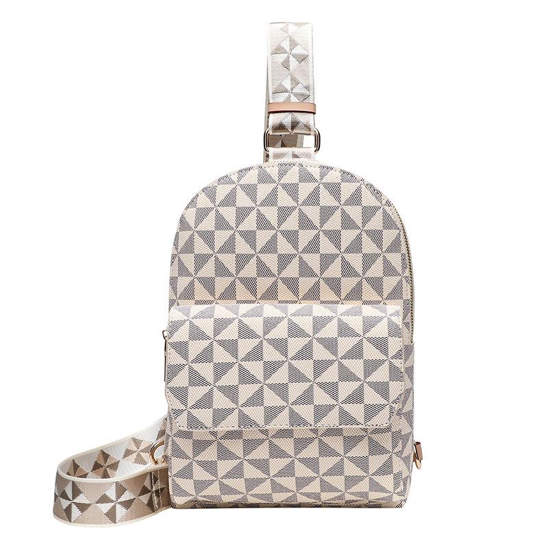 Chest Bag Spring and Winter Fashion Trend Schoolbag Anti-theft Large Capacity Leisure Travel Bag for Men and Women Backpack