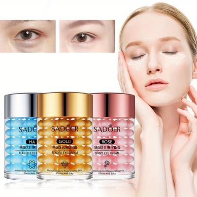 Golden Eye Cream Crema contorno occhi all'acido ialuronico Crema contorno occhi idratante antirughe e antietà
