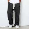 Herren Sommer Freizeithose - Einfarbige, Vielseitige Waffelstruktur, Lange Hose