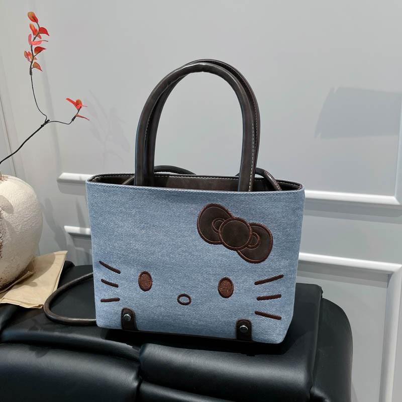 

Ins Style Cute Cartoon Bag Girl Commuter Handbag Niche Trendy Cool Out-of-street Bucket Large-capacity Cross-body