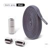 Capsule Lock Shoelaces Elastic Laces Sneakers No Tie Shoe Laces Without Ties Kids Adult 0.6cm Flat Shoelace for Shoes