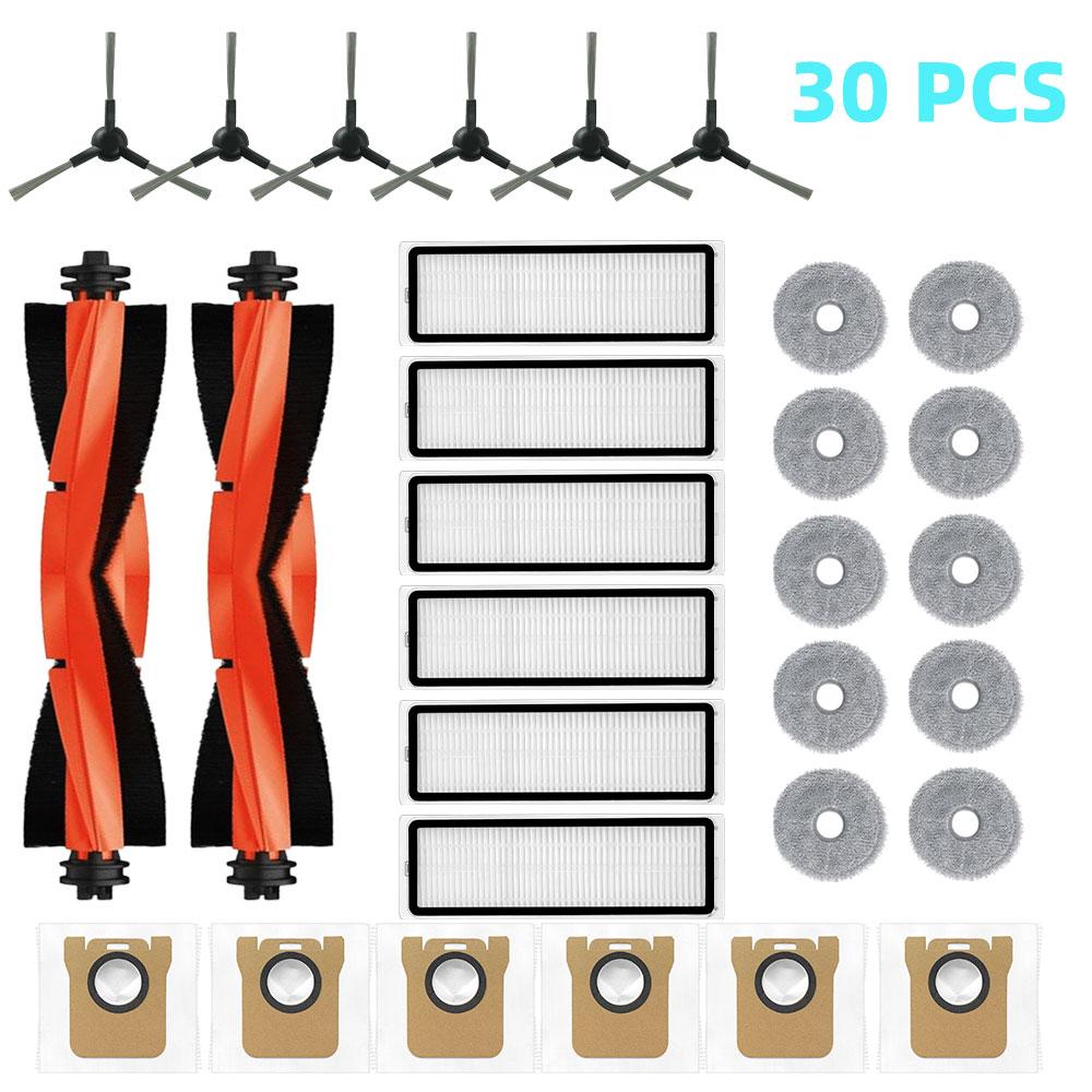 Replacement Accessory For Xiaomi Robot Vacuum X20+ / X20 Plus Spare Parts Roller Main Side Brush HEPA Filter Mop Cloth Dust Bag