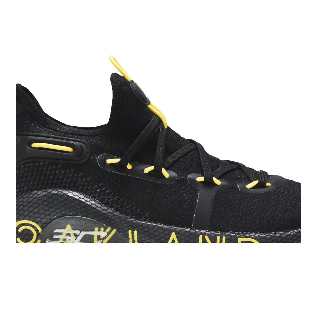 Under Armour Curry 6 Grade School 'Thank You' (Unisex) Black / Elemental / Black Basketball Shoes 3020415 006