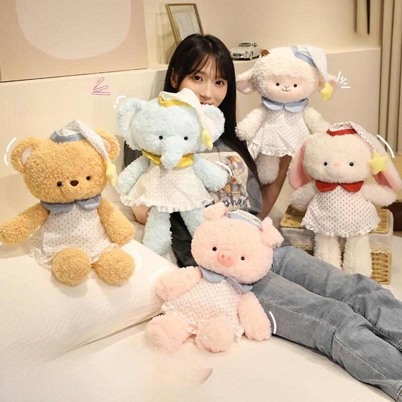 Night Night Plush Toy Series Sleepwear Animal Doll For Kids Birthday Gift