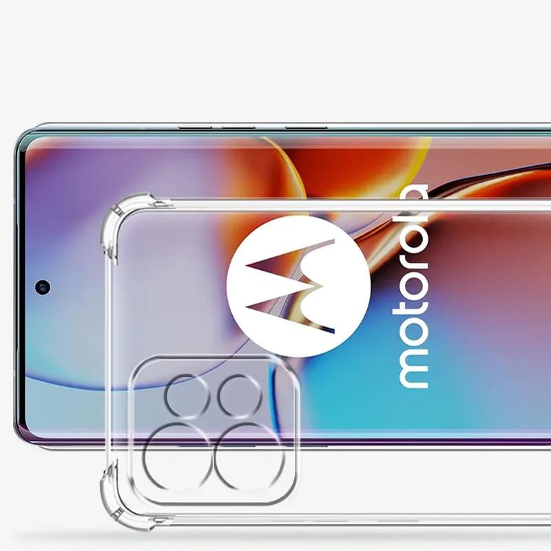 For Motorola Moto Edge 40 Pro Case For Mote Edge40 Edge40Pro Clear Soft Silicone TPU Protection Back Cover Coque Carcase Coques