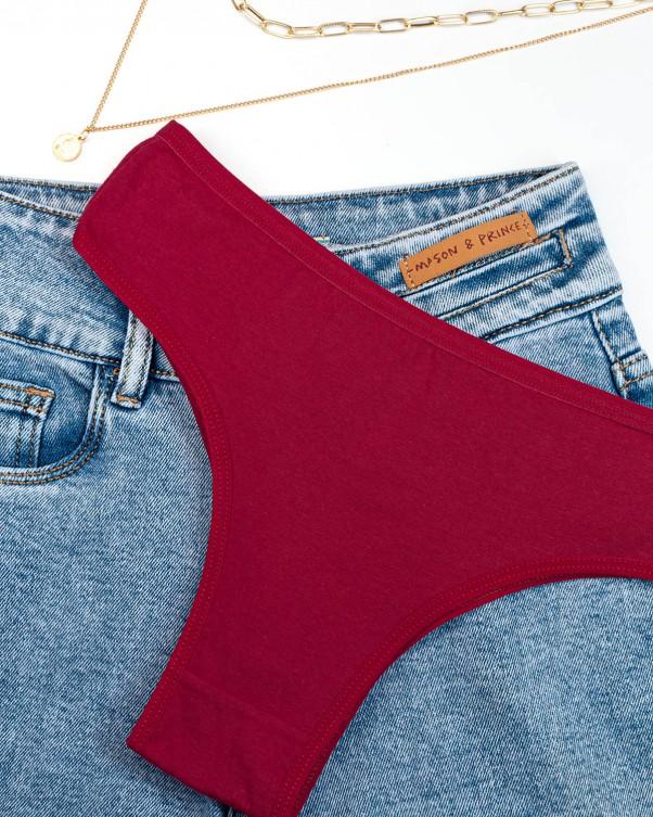 Bavlněné kalhotky s krajkou ISSA Plus