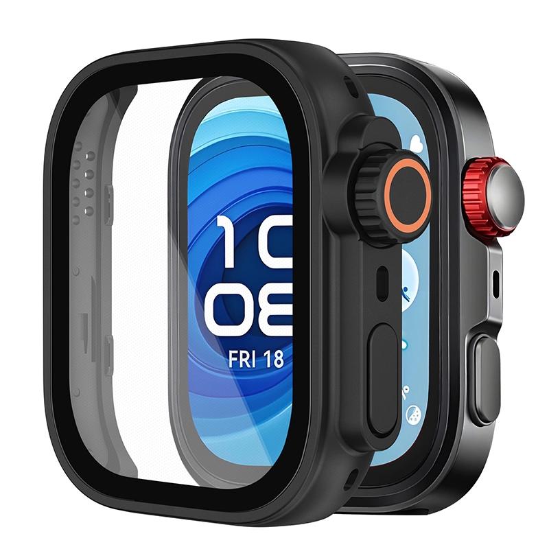 Cover For Huawei watch Fit 4 Pro Screen Protector Bumper Frame Tempered Glass+PC Change To Ultra Case For huawei watch fit 3 4