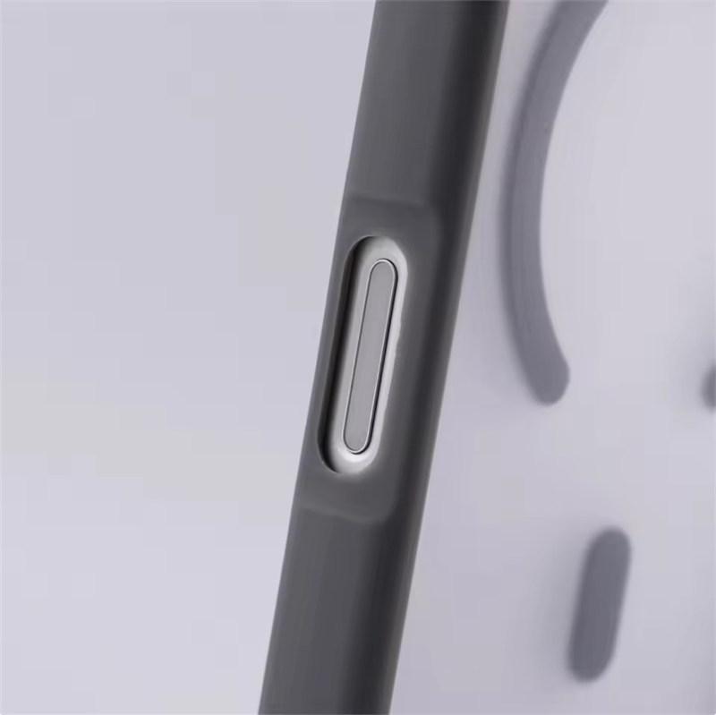 Luxury Matte Translucent For Magsafe Case For iPhone 17 16 Pro Max 15 14 Plus 13 12 11 Magnetic Wireless Charging Shockproof Cover