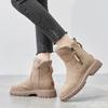 Fashion Snow boots women's winter new style women's shoes warm thick comfortable versatile anti slip cold resistant boots