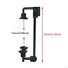 Uchwyt Klips do Mikrofonu Instrumentowego Regulowany Zacisk Montażowy Gitara do Ukulele