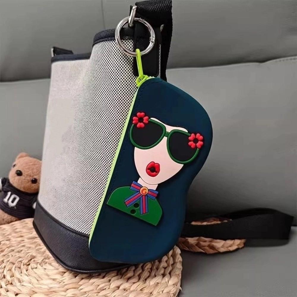 Waterproof Small Items Bag Dustproof Sunglasses Pouch Simple Silicone Eyeglasses Case  Travel