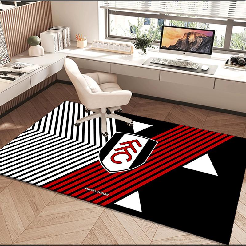 1PC rug Fulham Crest Design Carpet, Chair Rug,Area Rug for Office Bedroom living rooms bedroom, Doormat decor Christmas fan gifts