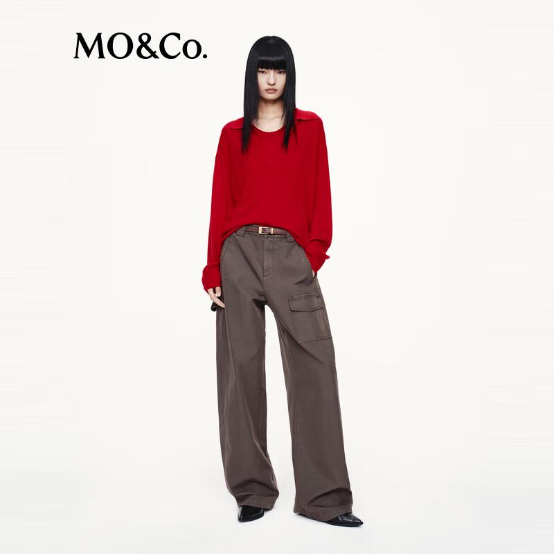 

MO&Co. Women s Straight Fit Cotton Trousers XS/155