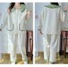 Air Cotton Layered Maternity Pajamas for Autumn/Winter - Breastfeeding & Postpartum Homewear