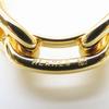 Used HERMES Scarf Ring ChÃ©ne Dunkel Metal 10.7g Gold Plating