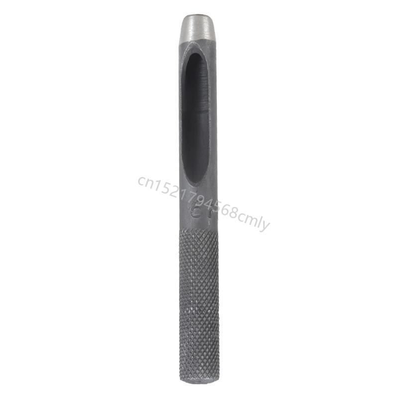 Hollow Steel Leather Hole Punches Tool for Leather Belt Round Hole Punching Tool 6XDE