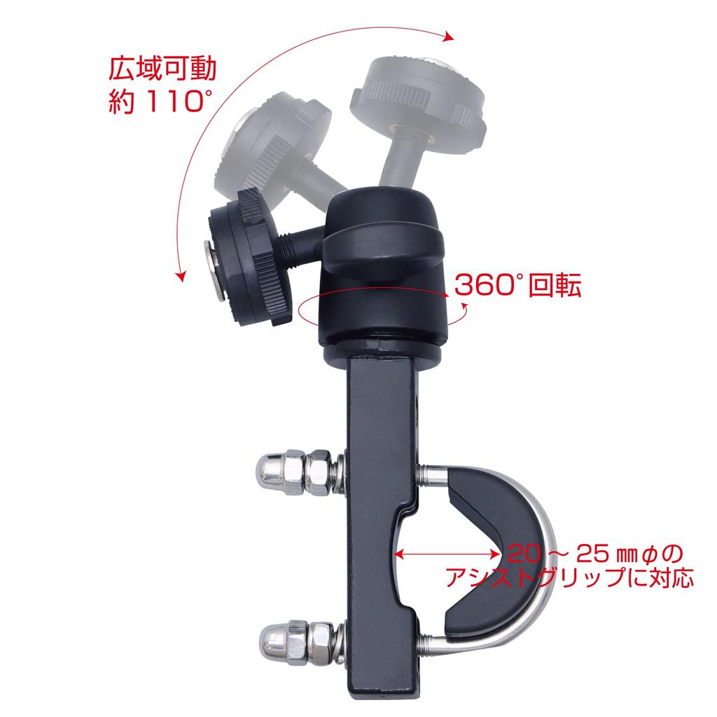 Jet Inoue Assist Grip Mounting Holder for Monitors Black (592010)