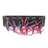12V 24V 10A Fuse Rocker Switch Panel 6 Toggle Light Buttons Motorcycle ATV Start Racing Car Starter Accessories For Boat Truck