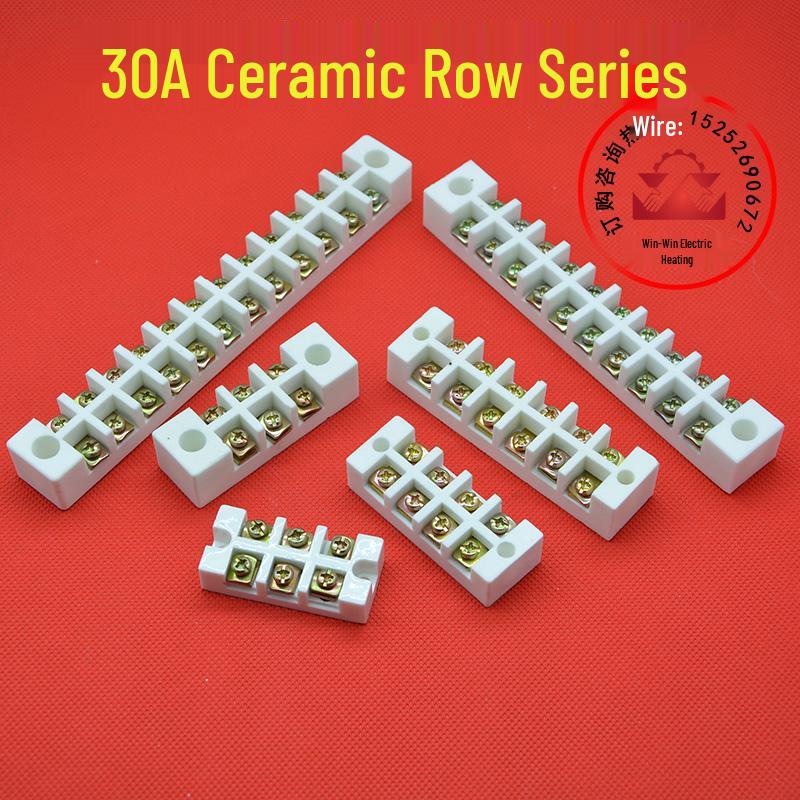 High-Temperature Ceramic Terminal Block Connector