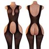 Body Calze a Rete Sexy per Adulti Catsuit da Donna Trasparenti con Cavallo Aperto Body Abbigliamento Rete Trasparente Lingerie Hot Erotica