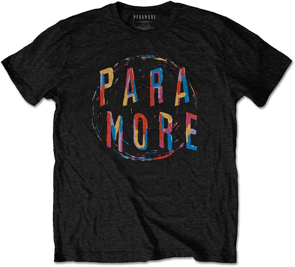 Paramore T Shirt Spiral Band Logo Official Unisex S