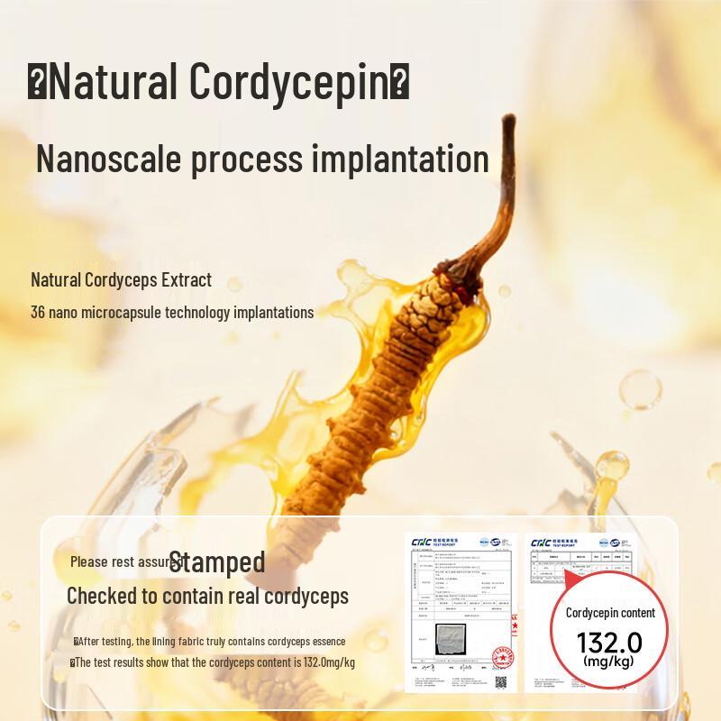 Langsha Men's Cordyceps Antibacterial Cotton Boxer Briefs