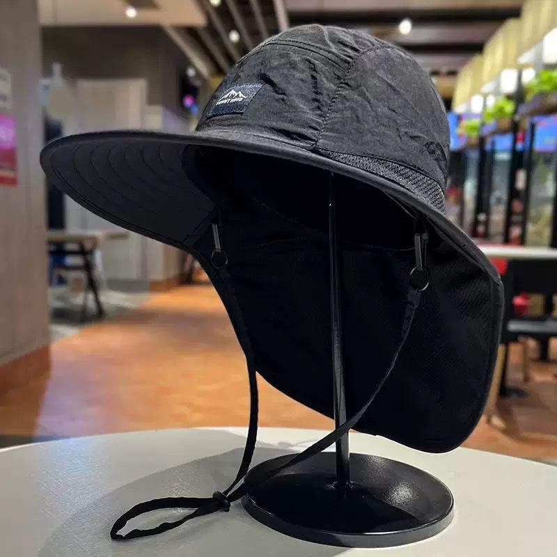 Popular Outdoor Retro Bucket Hat Summer Hiking Fishing Sun Protection Sun Hat Mountaineering Shade Western Cowboy Hat