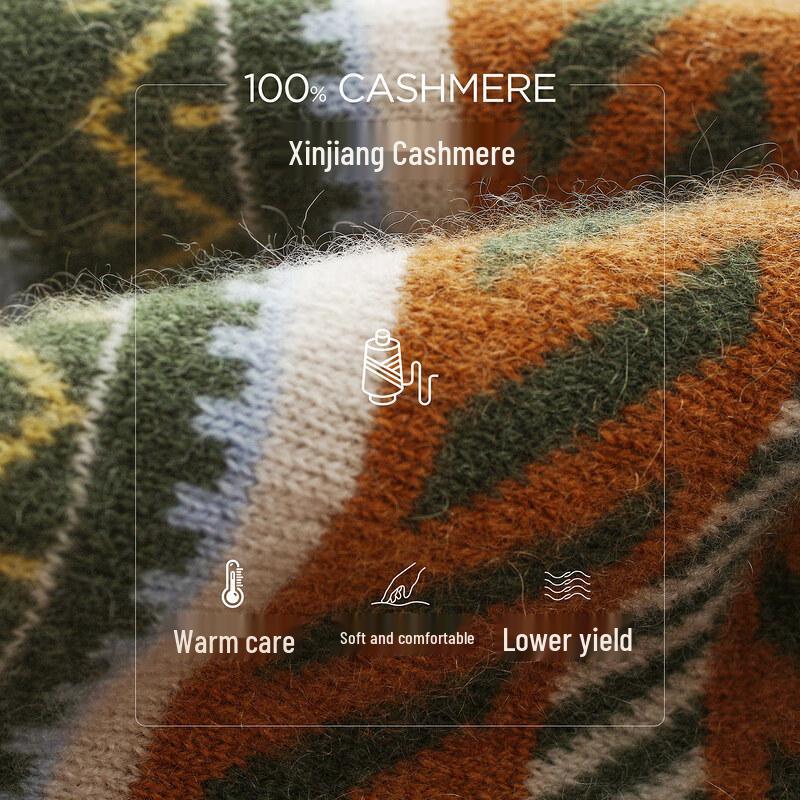 Komom Boca 2025 Fair Isle Cashmere Knit Sweater