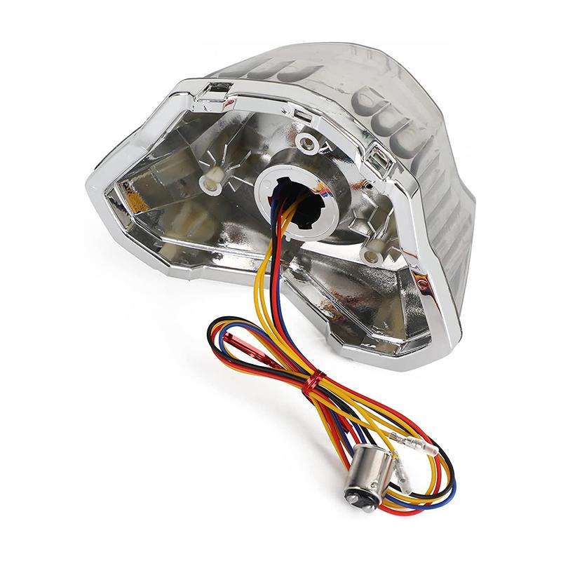 Rear Motorcycle Integrated LED Tail Light Turn Signals for Yamaha XJ6 FZ6R Diversion 600 2009-2017 Smoke Lens