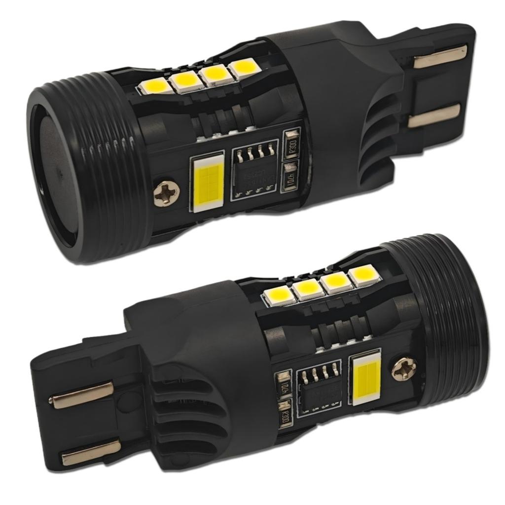 2 Pcs W21/5W LED Bulb 7443 12V No Error, White EU-USA Off-Road