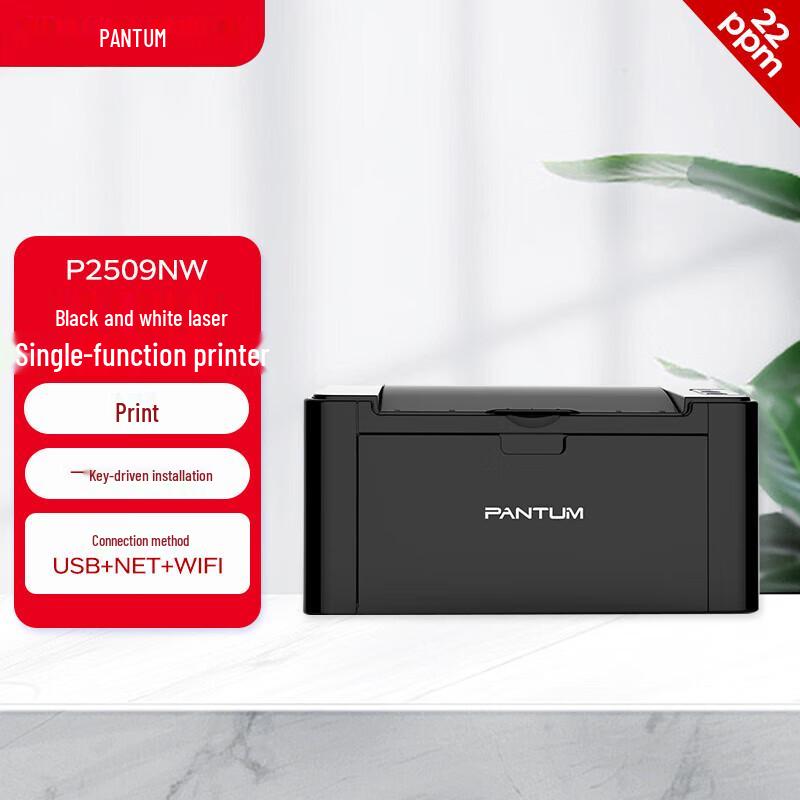 

PANTUM P2509NW Black and White Laser Printer