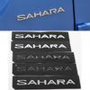 Car Trunk Rear Sticker ABS SAHARA Side Wing Emblem Decoration Decals Accessories For Wrangler Sahara Modification JP JL