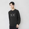 Uniqlo X Kaws Collaboration Round Neck Pullover Long Sleeve Sweatshirt Unisex sweatshirt Black 416115-09