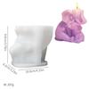 Elephant Mother and Baby Statue Silicone Candle Molds for Handmade Candle Soap Making Molds Epoxy Resin Silicone Molds