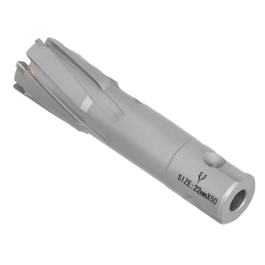 Annular Cutter Carbide Steel Plate Core Drill Bit Hallow Hole Saw Metric 50mm Depth 22mm