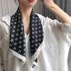 Polka Dot Silk Scarf: Versatile Spring/Autumn Accessory & Hairband for Women