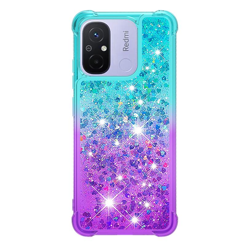Pre Xiaomi Redmi 12C Puzdro Trblietavé Dynamické Tekuté Puzdro na Pre Fundas Xiaomi Redmi 12C Mi Kryt na Telefón Xiomi Redmi12C 12 C Coque