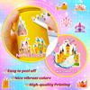 50 Pink Castle Stickers Children Girl Princess Magic Dream Castle Cartoon Children Creative Graffiti