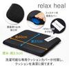 [Official Retailer] relaxheal Gel Cushion - Chair Cushion - Prevents Butt Pain - Gel Cushion for Car Seats - Genuine Product - 40 x 37cm