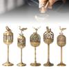 Magpie Shape Hollow Lamp Sandalwood Fragrance Censer Smoking Backflow Incense Holder Tea House Ornaments Study Room Home Decor