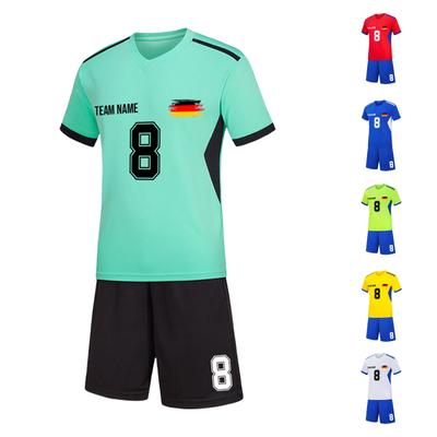 DIY Custom Adult And Children Three-piece Football Uniforms