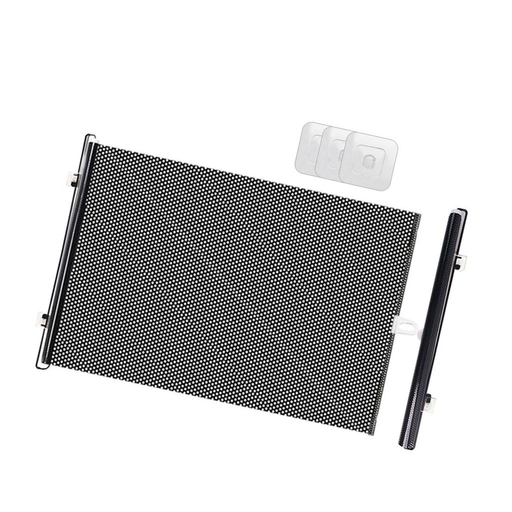 Auto Extending Pet Gate White Mesh Barrier For Cats Dogs With Metal Frame Easy No Tools Installation Space Saving Home Safety Solution