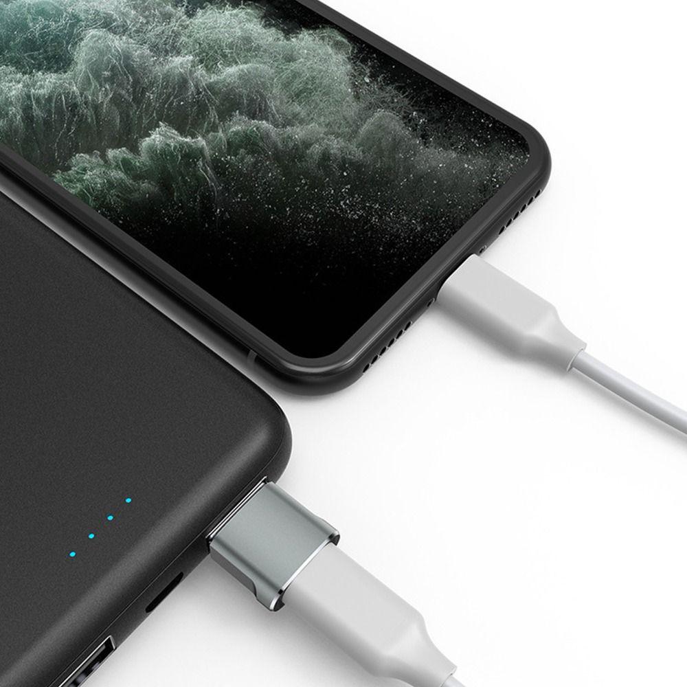 Adaptador negro tipo C a USB Adaptador USB tipo C de aluminio Adaptador macho USB tipo C para puerto tipo C