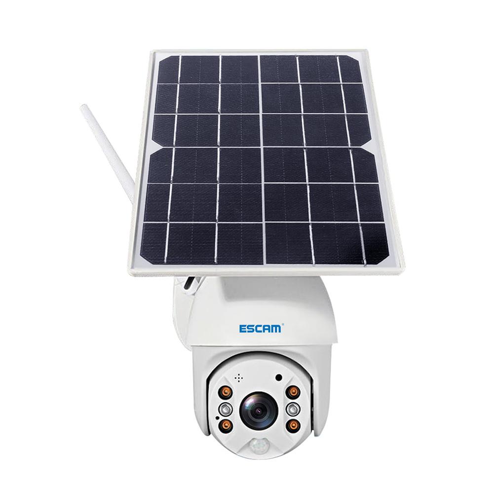 

IP-камера ESCAM QF280 1080P Сонячна водонепроникна бездротова Wi-Fi PIR сигналізація нічного бачення PTZ IP-камера White