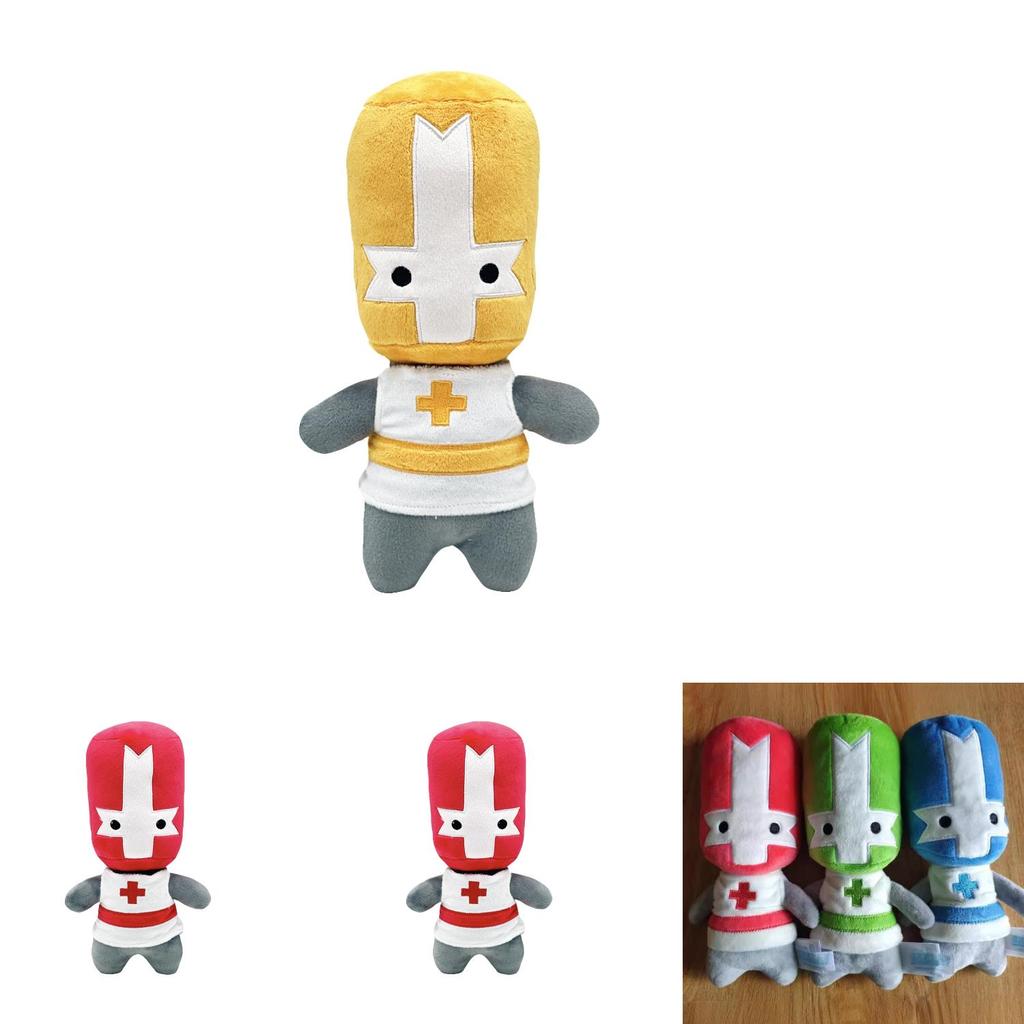 Adorable Castle Crashers Plush Toy Cute Doctor Figure Soft Stuffed Doll 26cm