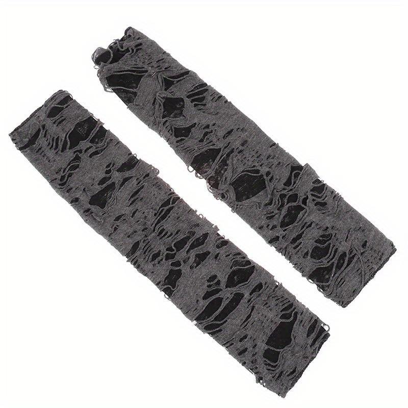 

Casaul сломанные перчатки с разрезами сексуальные готические перчатки без пальцев перчатки для Хэллоуина черные рваные отверстия декор косплей перчатки для взрослых чёрный