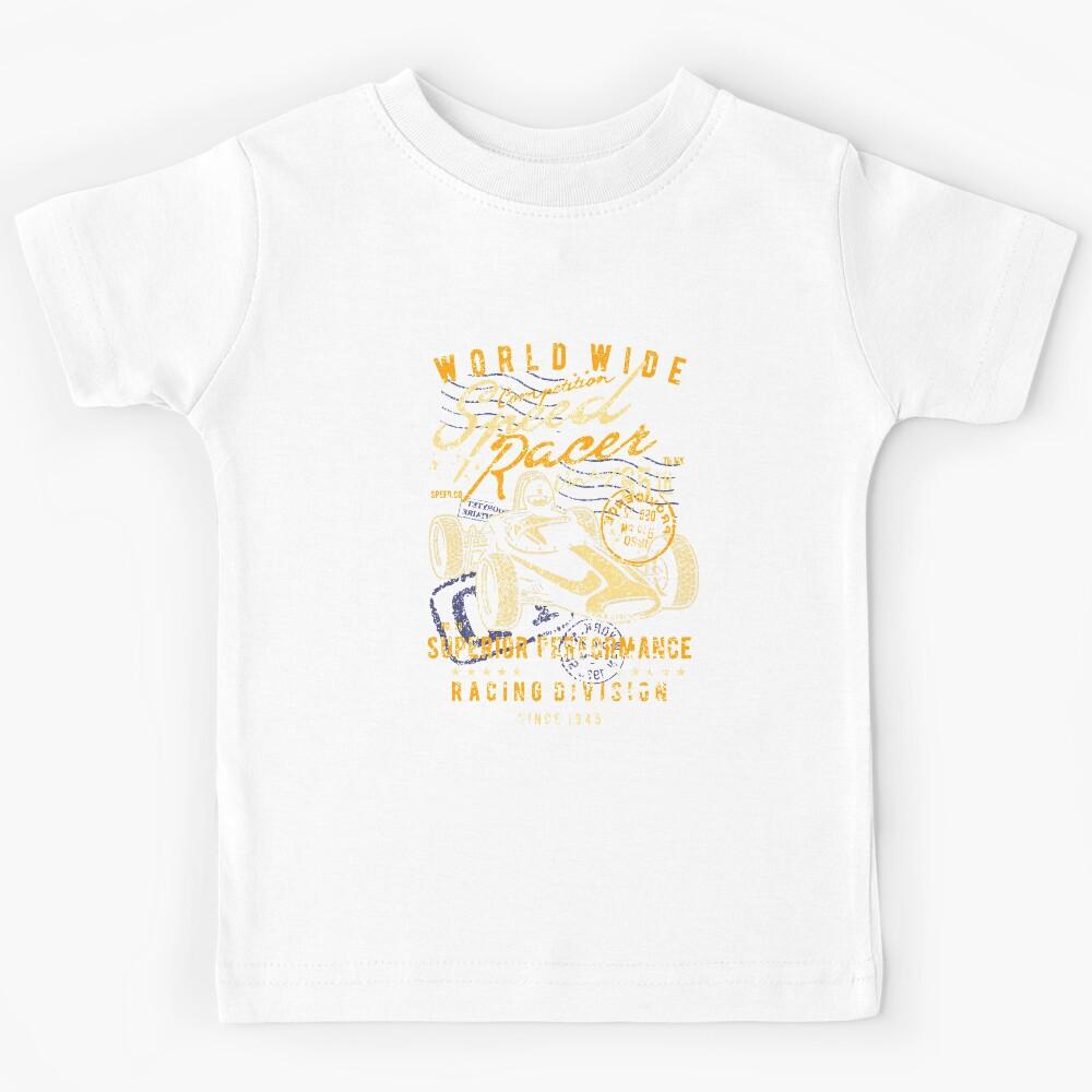 Classic Retro Vintage Speed Racer Car Kids T-Shirt 170