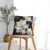 Black White Gold Flower Pillow Case Graphic Pillow Cover For Chair Sofa Home Decor Fashion Cushion Cover