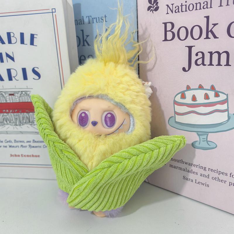 

Только одежда 10 см Каваи Лабубу Плюшевая игрушка Картофельные чипсы Кукуруза Животное Акула Динозавр Пчела Комбинезон Одежда Лабубу Подарок для детей